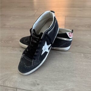 Golden Goose Dark Gray Sneakers with White Star